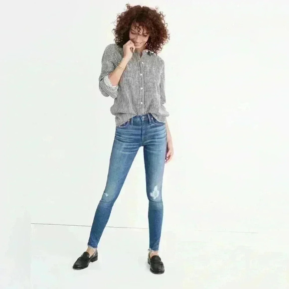 Madewell 9” High Rise Skinny Jeans - Picture 1 of 10